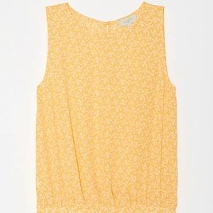 LOFT Banded Bottom Shell Light Orange